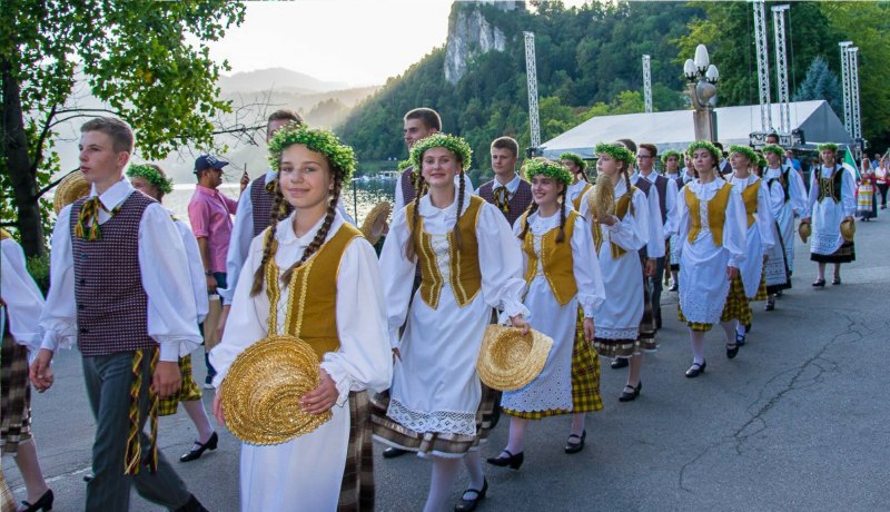 Festival de folklore en Bled, Eslovenia