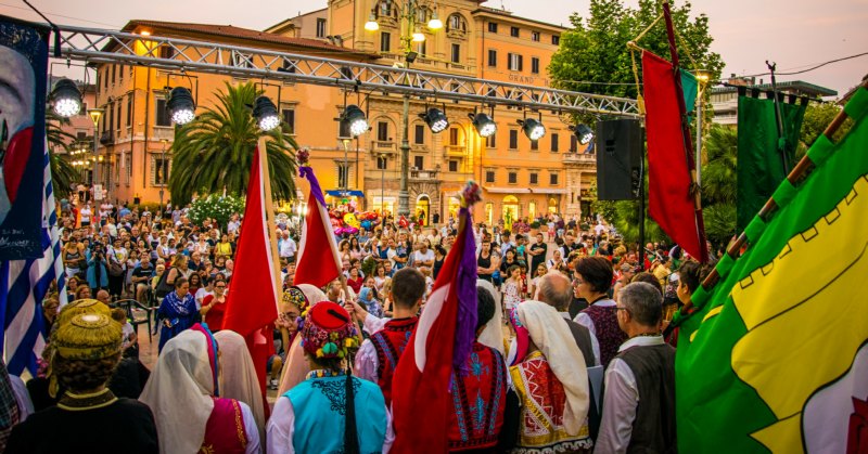 festival de folklore en Toscana